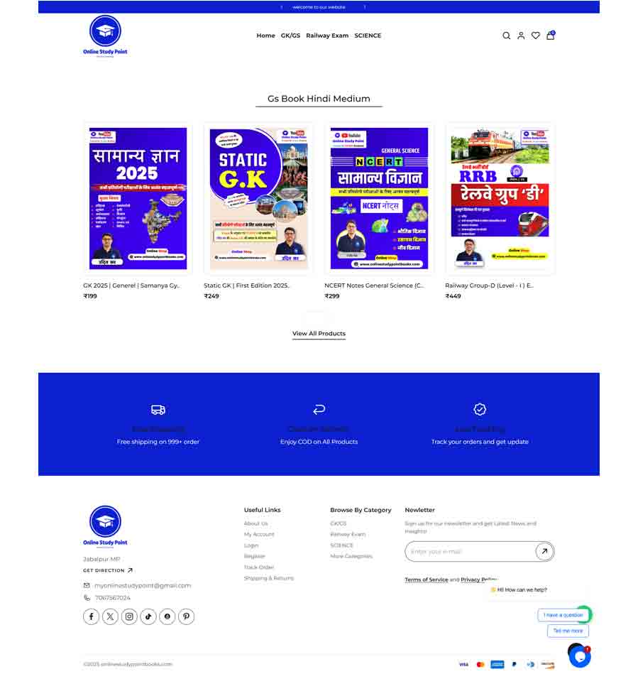 Ecommerce Website